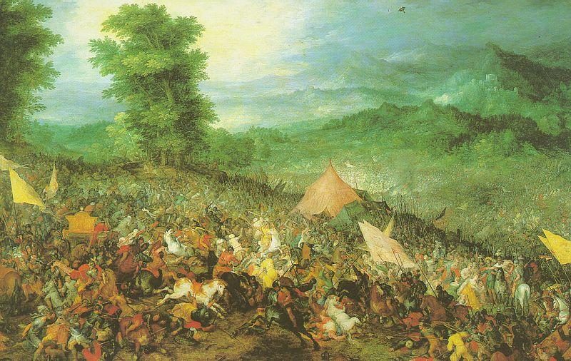 Jan Brueghel The Battle of Issus oil painting picture